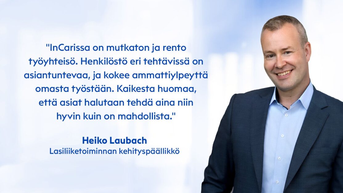 Kehityspäällikkö Heiko Laubach - Lasiliiketoiminnan kehitys